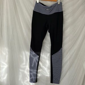 Lululemon striped detail leggings